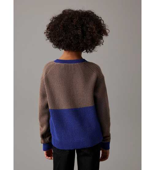 Calvin klein colorblock sweater best sale