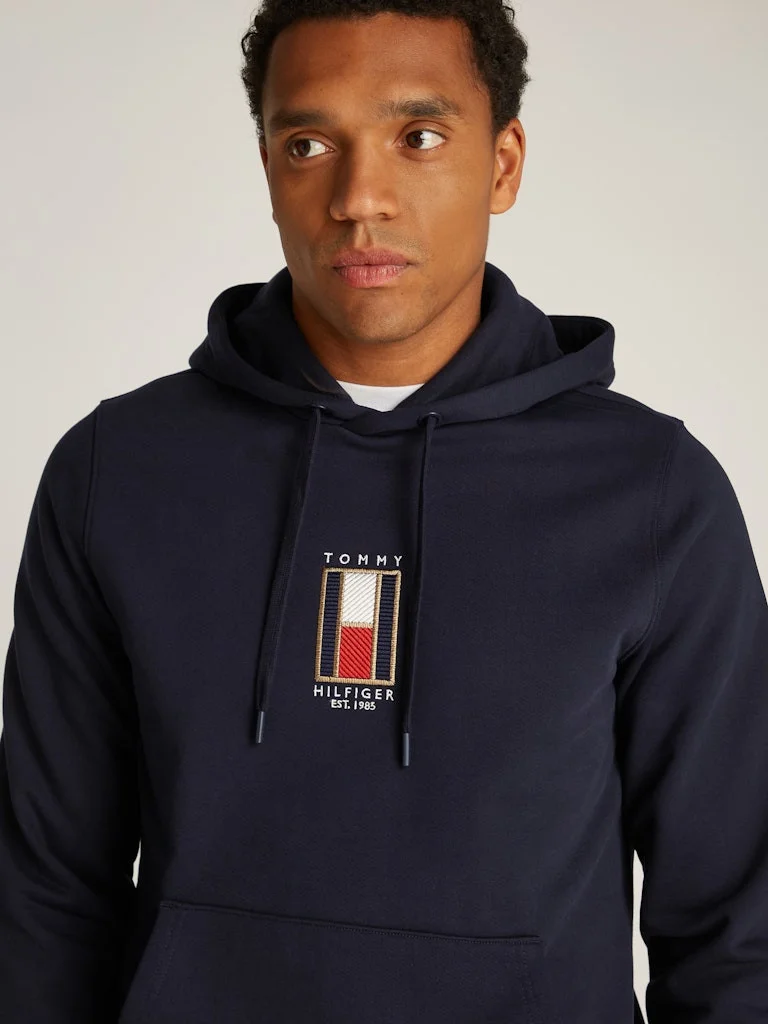 Tommy Hilfiger - VERTICAL FLAG HOODY Tommy Hilfiger - VERTICAL FLAG HOODY