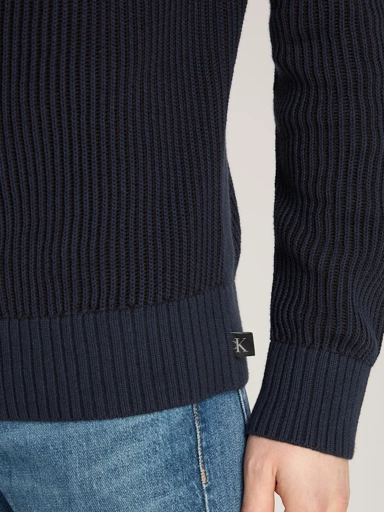 CALVIN KLEIN JEANS - PLATED CREW NECK... CALVIN KLEIN JEANS - PLATED CREW NECK...