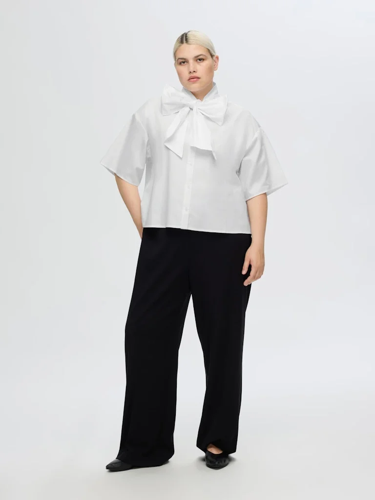 SELECTED WOMEN - SLFJUNO 3/4 BOW SHIRT B SELECTED WOMEN - SLFJUNO 3/4 BOW SHIRT B