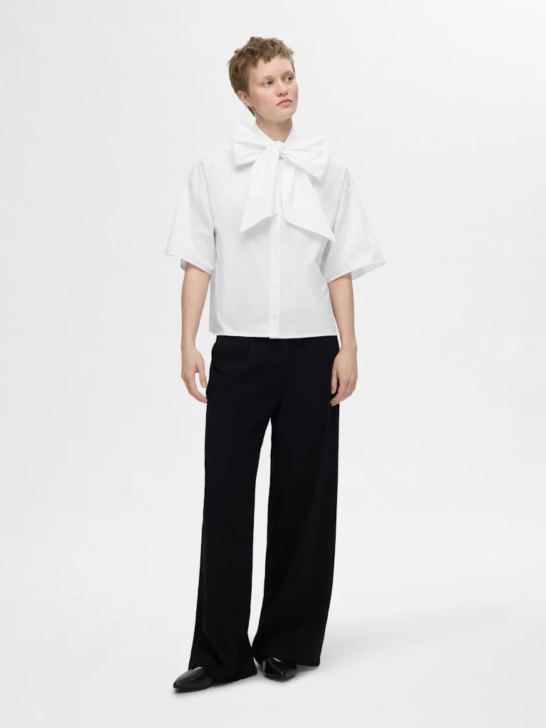 SELECTED WOMEN - SLFJUNO 3/4 BOW SHIRT B SELECTED WOMEN - SLFJUNO 3/4 BOW SHIRT B