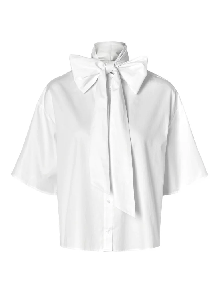 SELECTED WOMEN - SLFJUNO 3/4 BOW SHIRT B SELECTED WOMEN - SLFJUNO 3/4 BOW SHIRT B