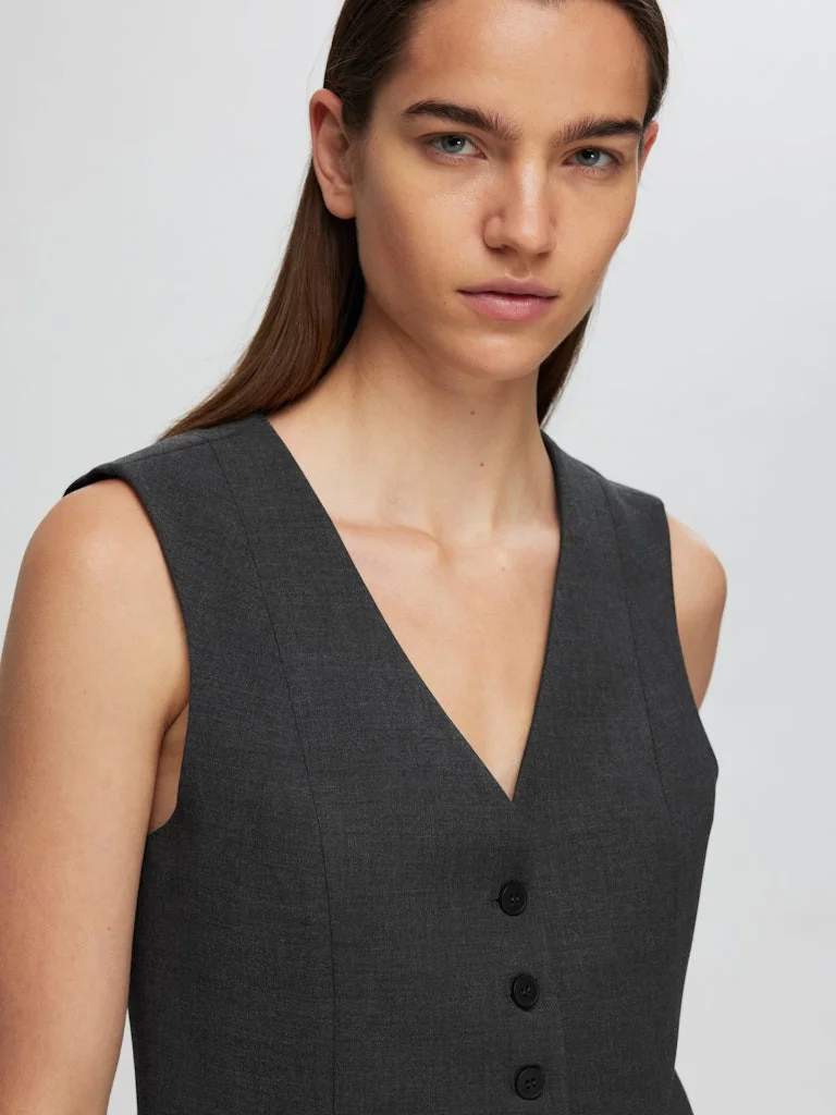 SELECTED WOMEN - SLFRITA VEST DGM NOOS SELECTED WOMEN - SLFRITA VEST DGM NOOS