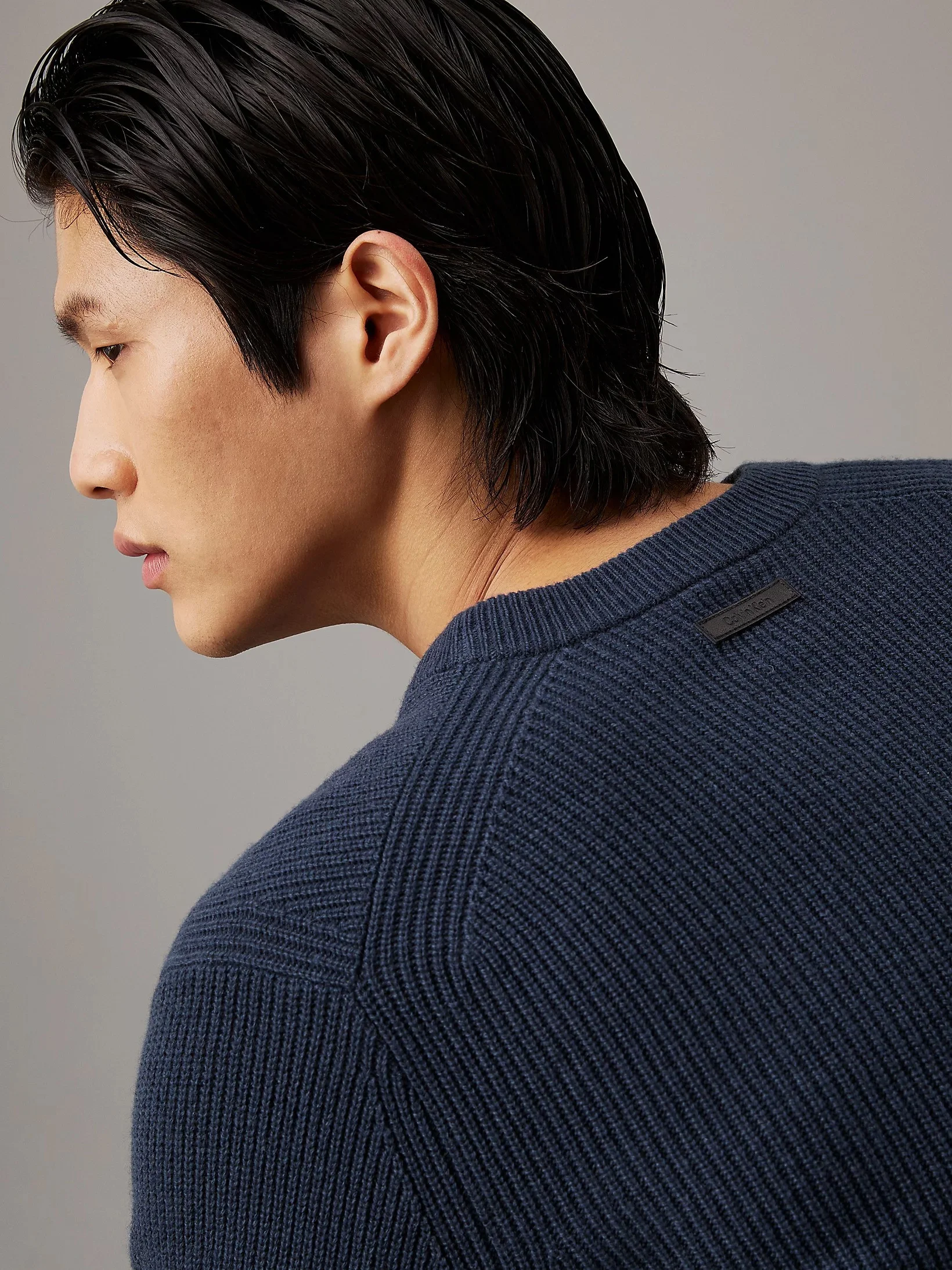 CALVIN KLEIN - TECH MERINO RIB CN CALVIN KLEIN - TECH MERINO RIB CN