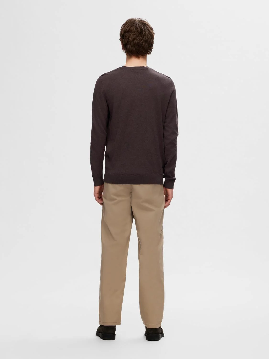 SELECTED MEN - SLHBERG CREW NECK NOOS SELECTED MEN - SLHBERG CREW NECK NOOS