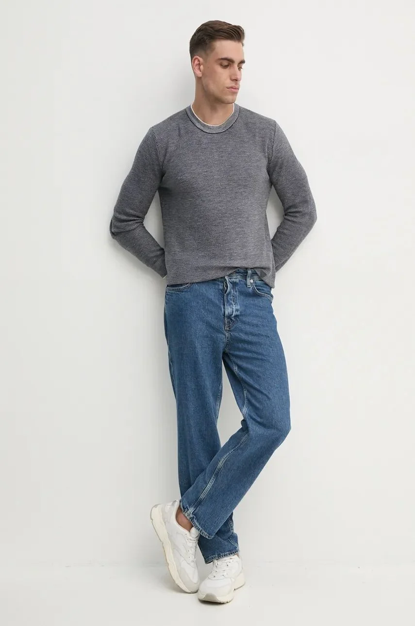 GUESS - EARLE LS STITCHED CN SWTR GUESS - EARLE LS STITCHED CN SWTR