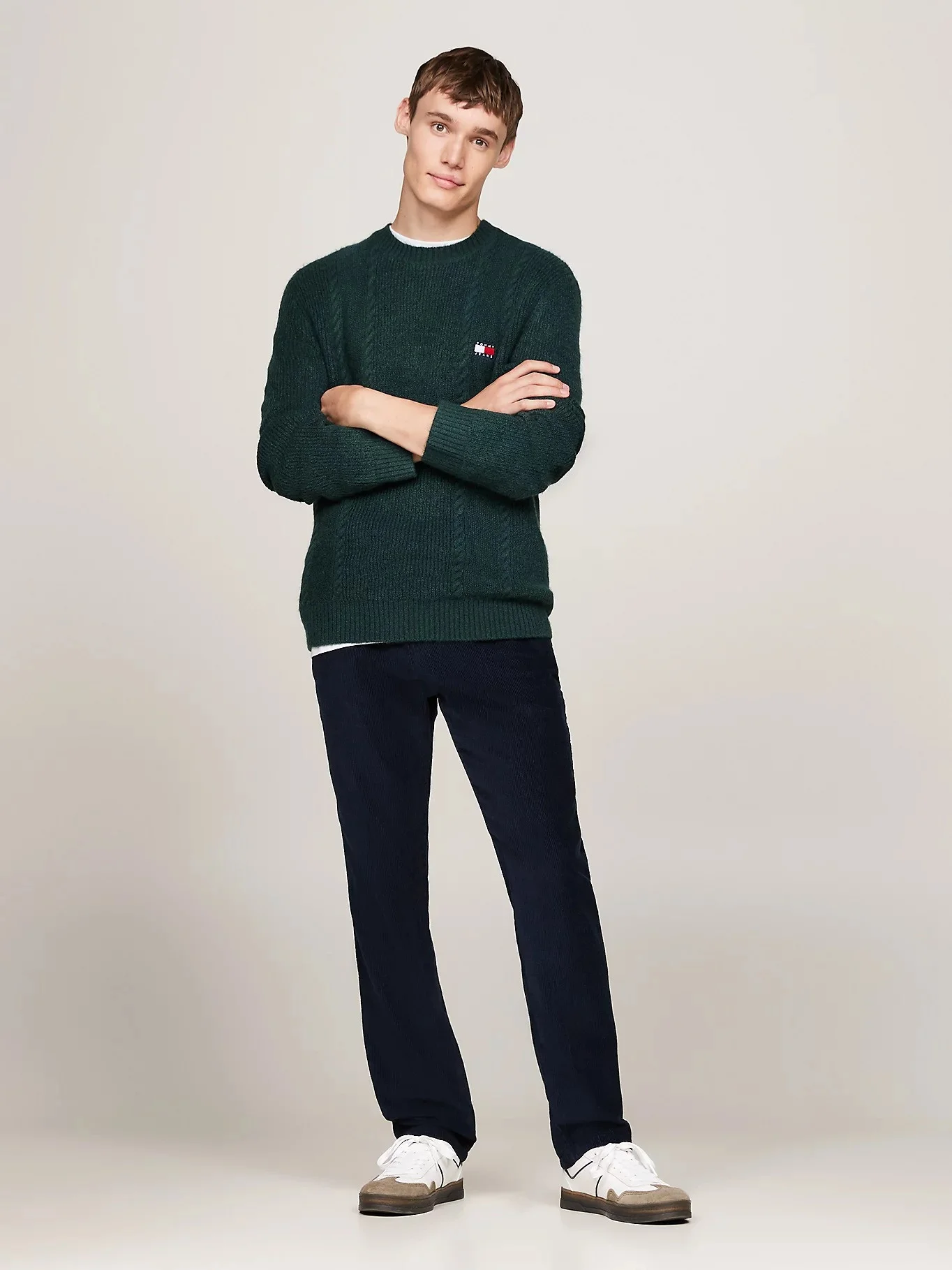 Tommy Jeans - TJM SLIM CABLE KNIT CNECK Tommy Jeans - TJM SLIM CABLE KNIT CNECK