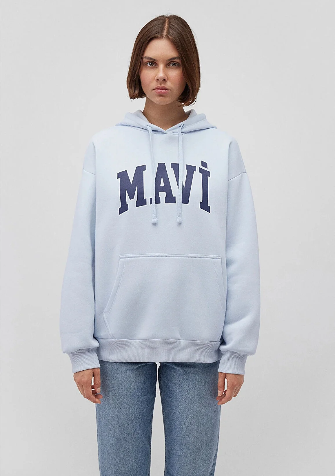 MAVI - MAVI  LOGO HOODED SWEATSHIRT MAVI - MAVI  LOGO HOODED SWEATSHIRT