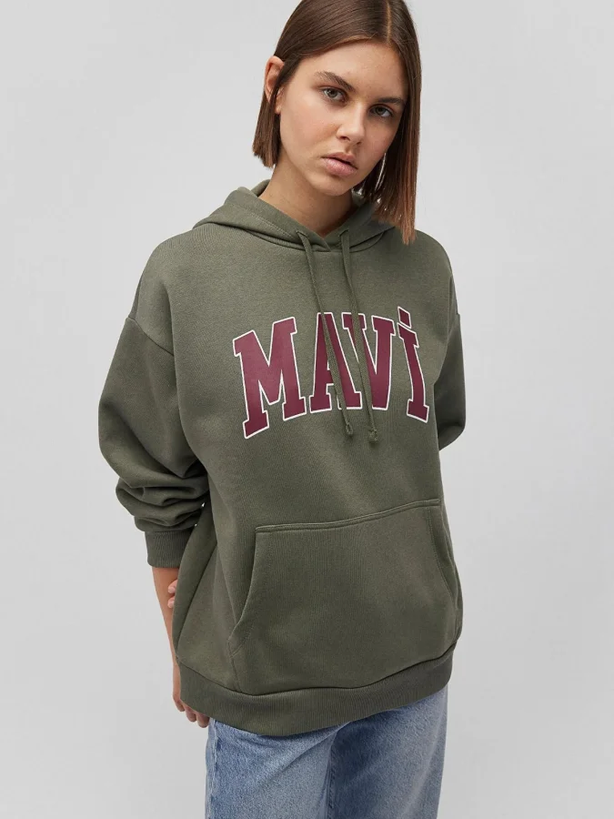 Mavi - MAVİ LOGO HOODED...