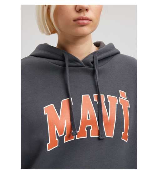 Felpa Con Cappuccio Mavi Logo Per Donna | Morbida E Confortevole, Basic Senza Tempo | Vestibilità Comoda