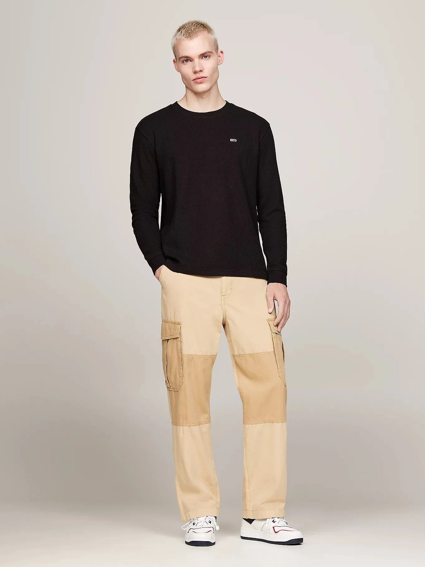 Tommy Jeans - TJM REG WAFFLE L/S TEE Tommy Jeans - TJM REG WAFFLE L/S TEE