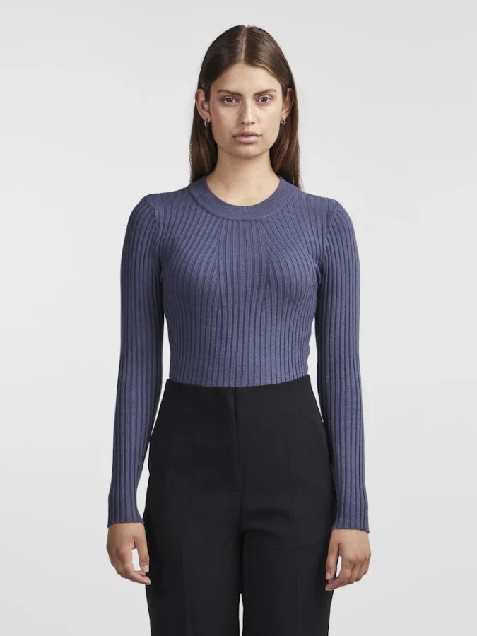 Pieces - PCCRISTA LS O-NECK...