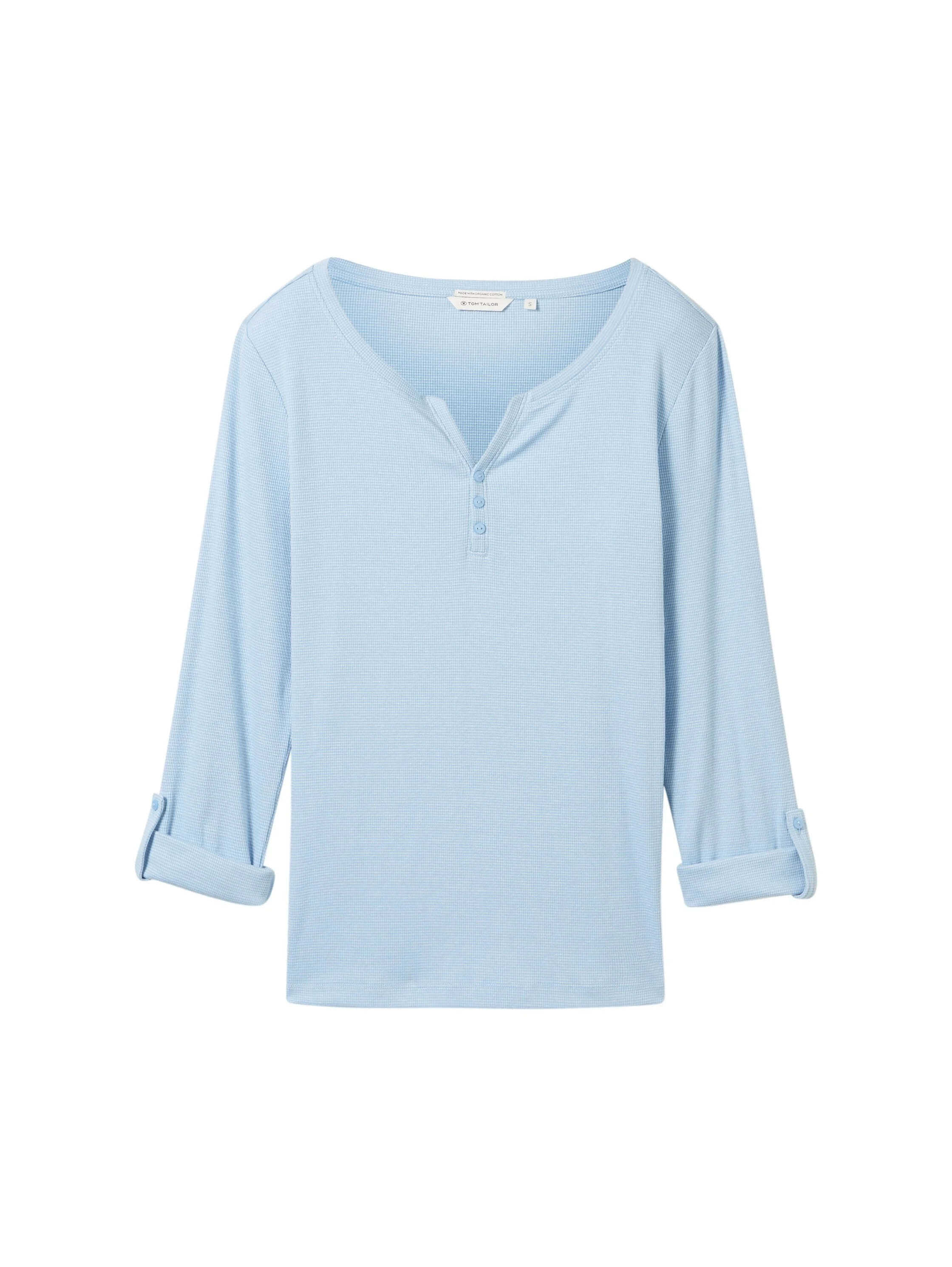 Tom Tailor - T-shirt Stripe Henley Tom Tailor - T-shirt Stripe Henley
