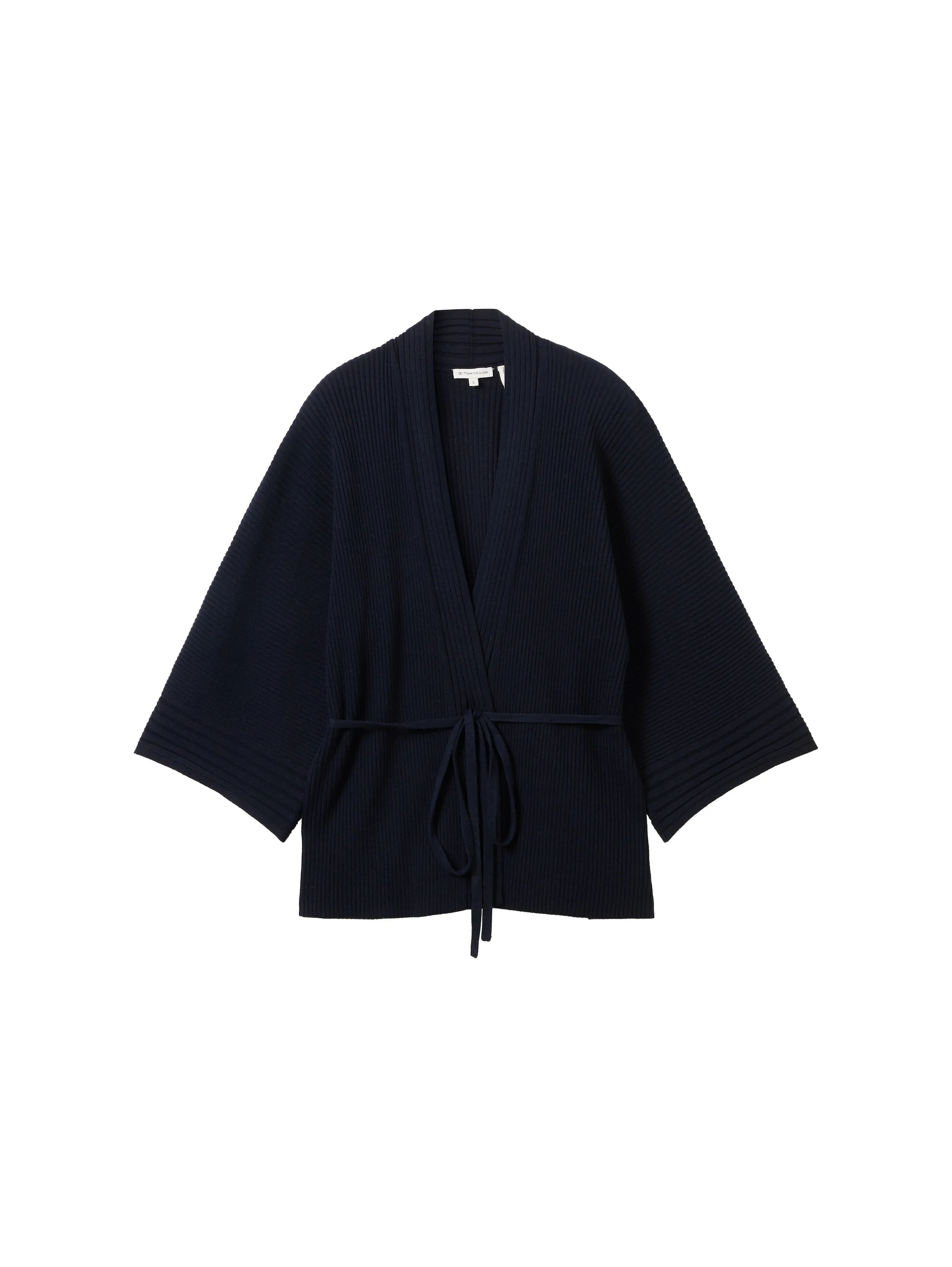 Tom Tailor - Knit Belted Rib Cardigan Tom Tailor - Knit Belted Rib Cardigan
