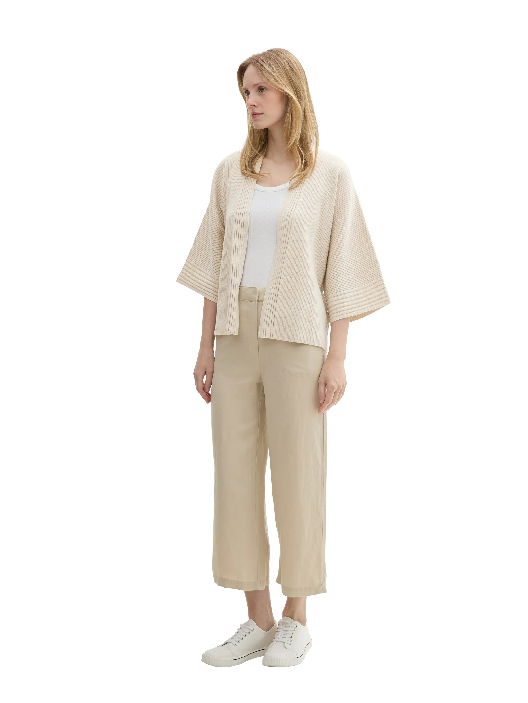 Tom Tailor - Knit Belted Rib Cardigan Tom Tailor - Knit Belted Rib Cardigan