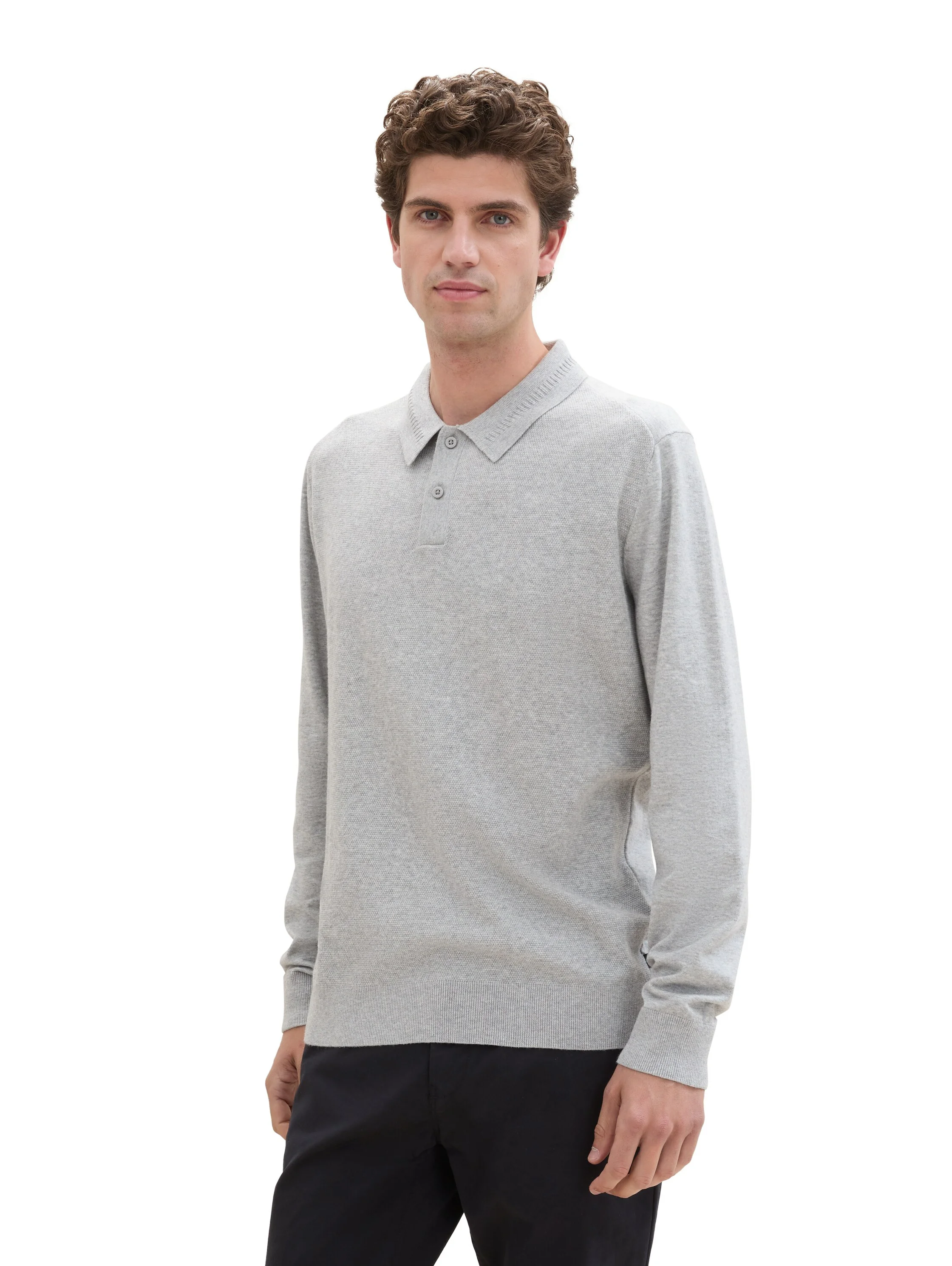 Tom Tailor - Cosy Structured Knit Polo Tom Tailor - Cosy Structured Knit Polo