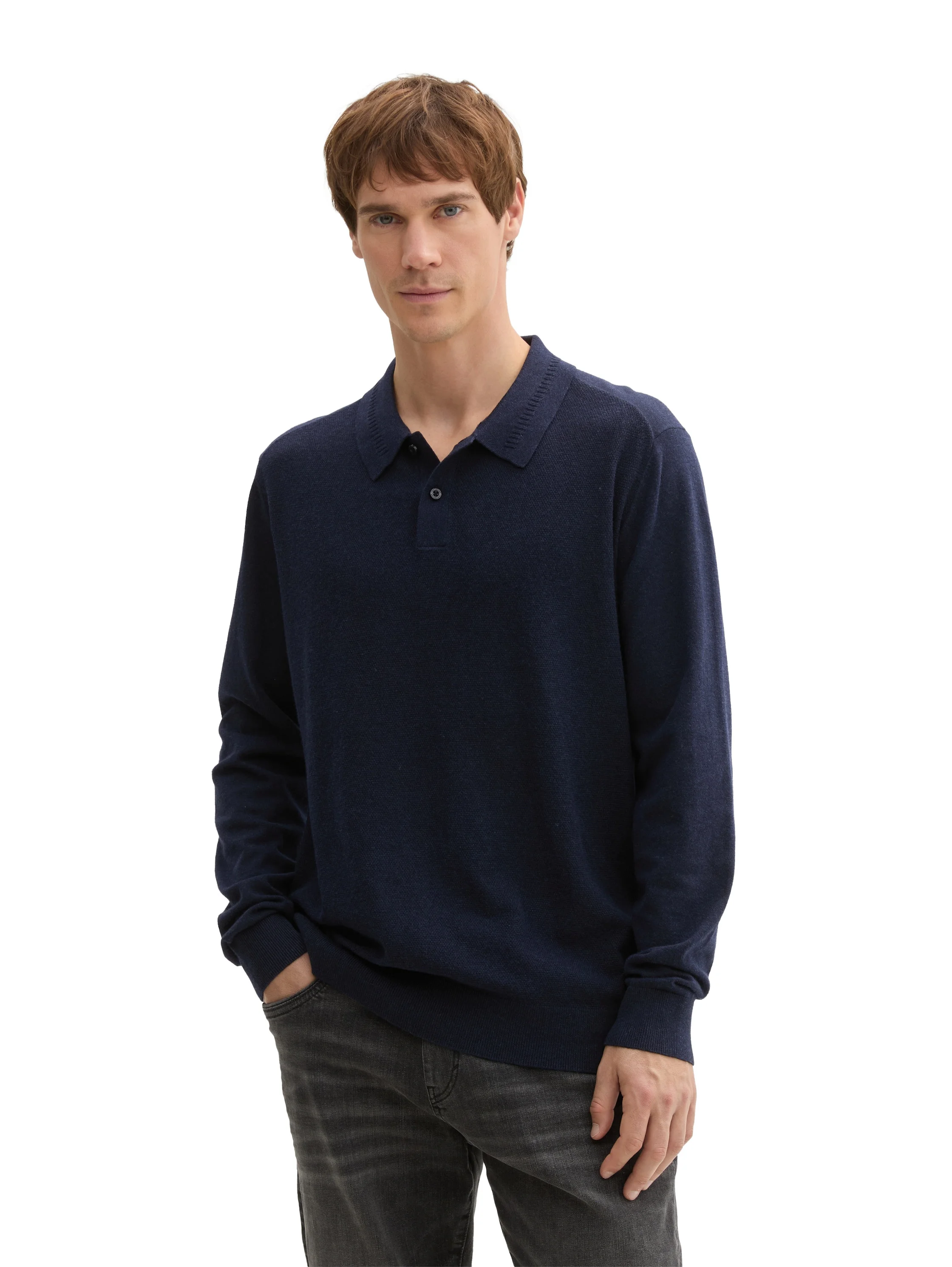 Tom Tailor - Cosy Structured Knit Polo Tom Tailor - Cosy Structured Knit Polo