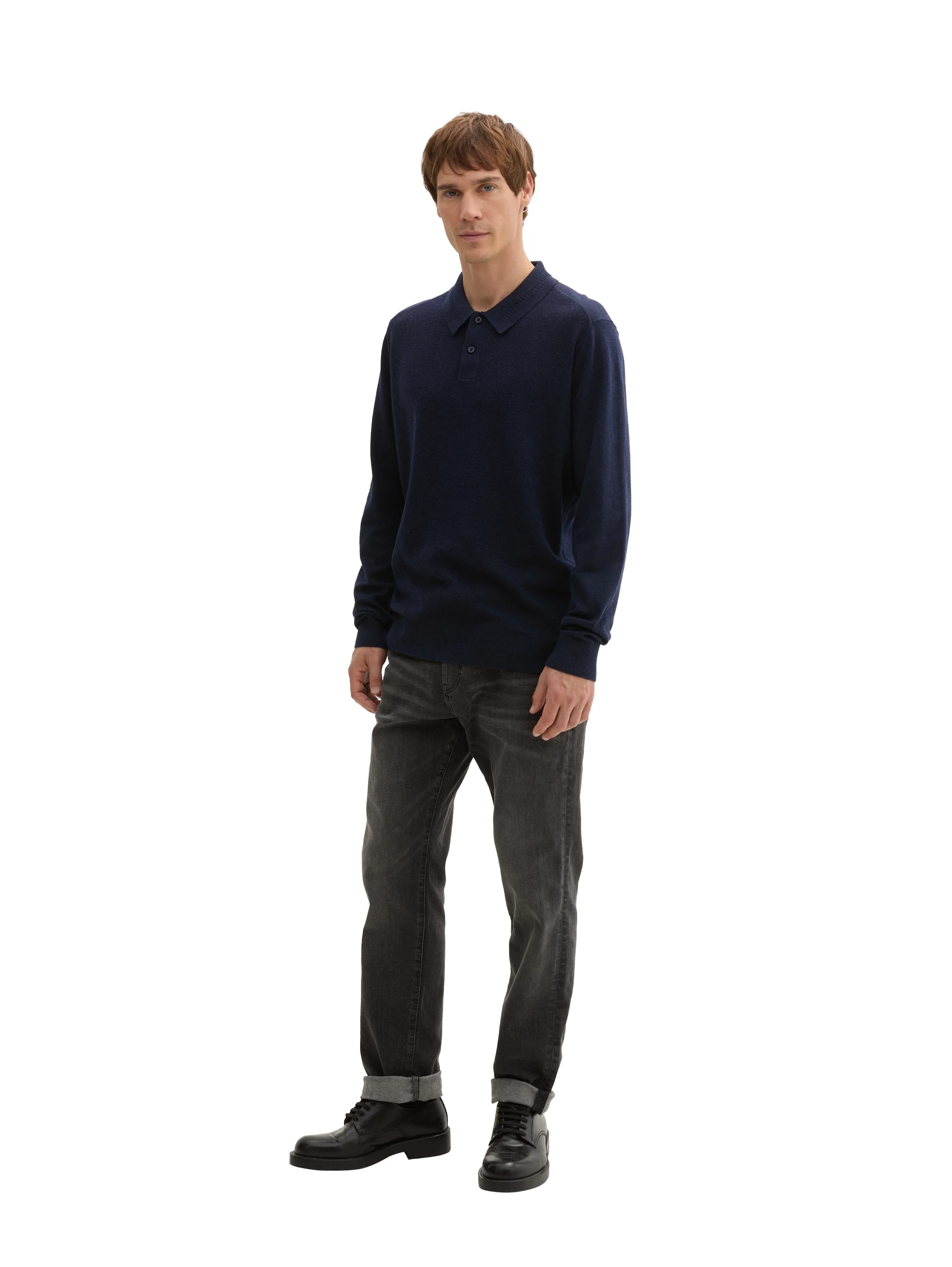 Tom Tailor - Cosy Structured Knit Polo Tom Tailor - Cosy Structured Knit Polo