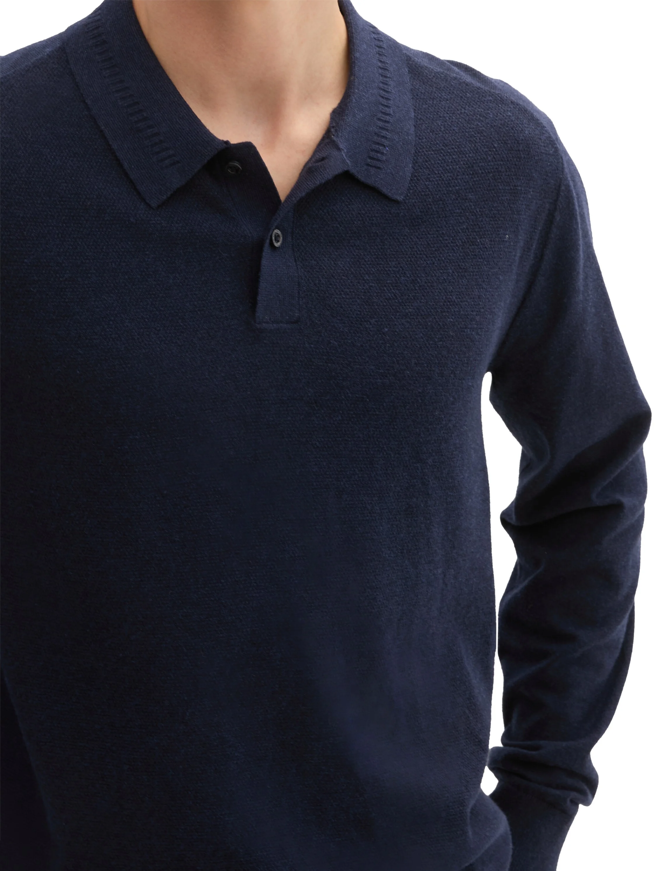 Tom Tailor - Cosy Structured Knit Polo Tom Tailor - Cosy Structured Knit Polo