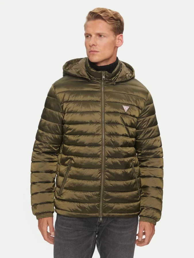 GUESS JEANS - GJ HOODED PUFFER