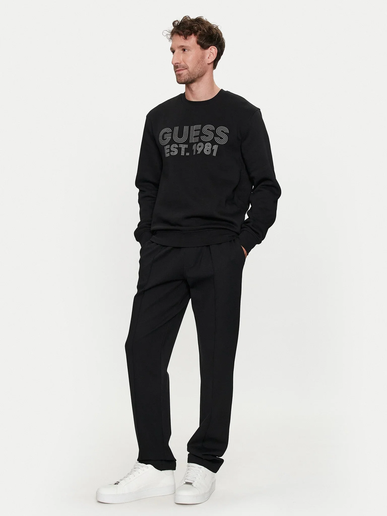 GUESS - BEAU CN SWEATSHIRT GUESS - BEAU CN SWEATSHIRT
