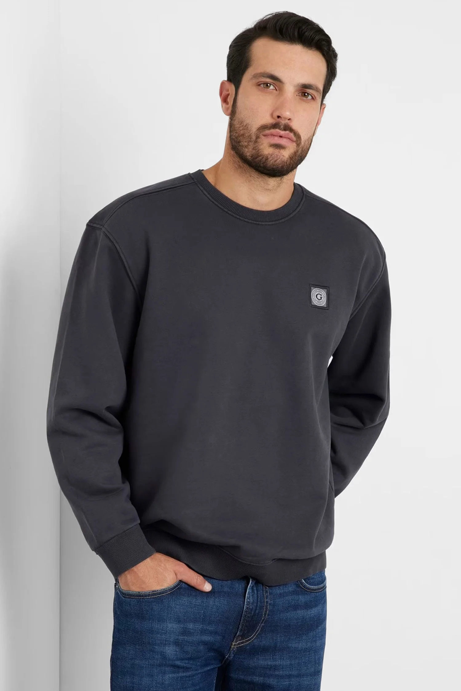 GUESS - G PATCH CN SWEATSHIRT GUESS - G PATCH CN SWEATSHIRT