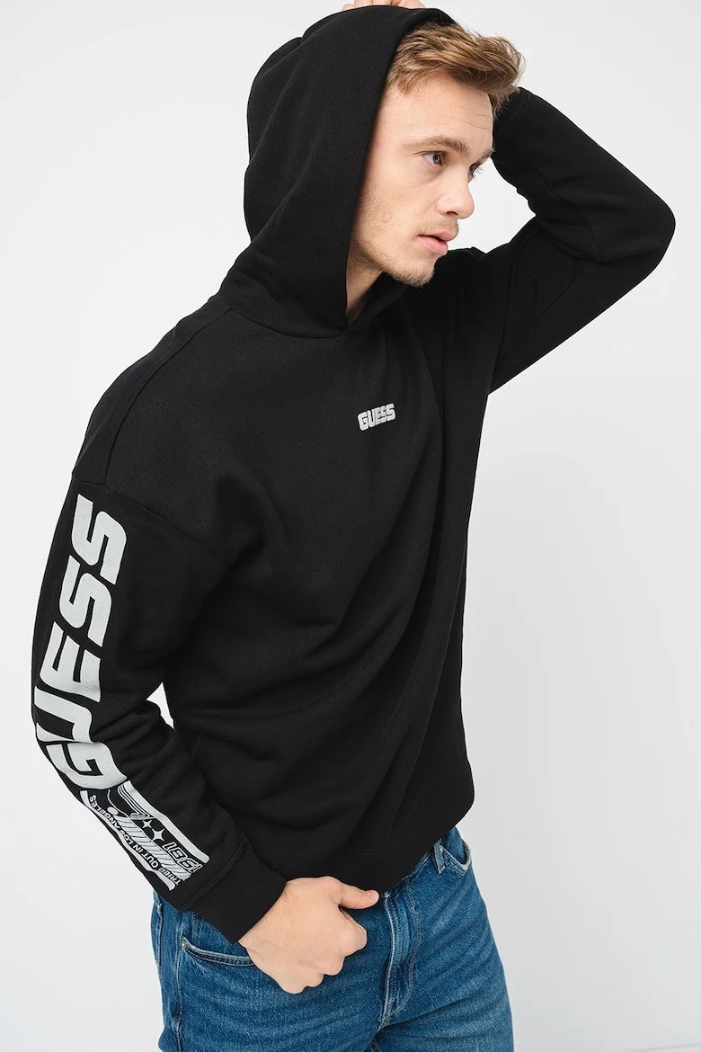 GUESS - DALIM OVER HOODED SWEATSHIRT GUESS - DALIM OVER HOODED SWEATSHIRT