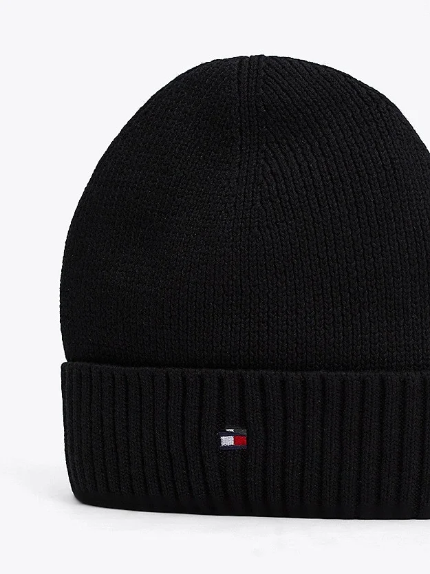 TOMMY HILFIGER - SMALL FLAG BEANIE TOMMY HILFIGER - SMALL FLAG BEANIE