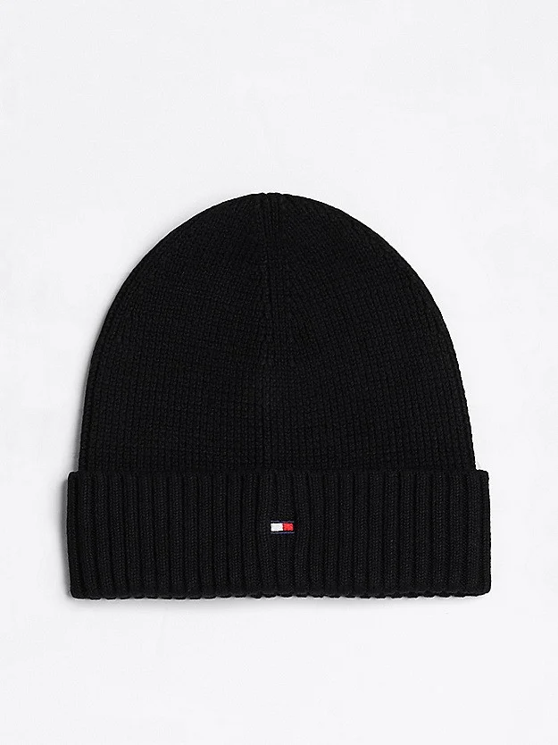 TOMMY HILFIGER - SMALL FLAG BEANIE TOMMY HILFIGER - SMALL FLAG BEANIE