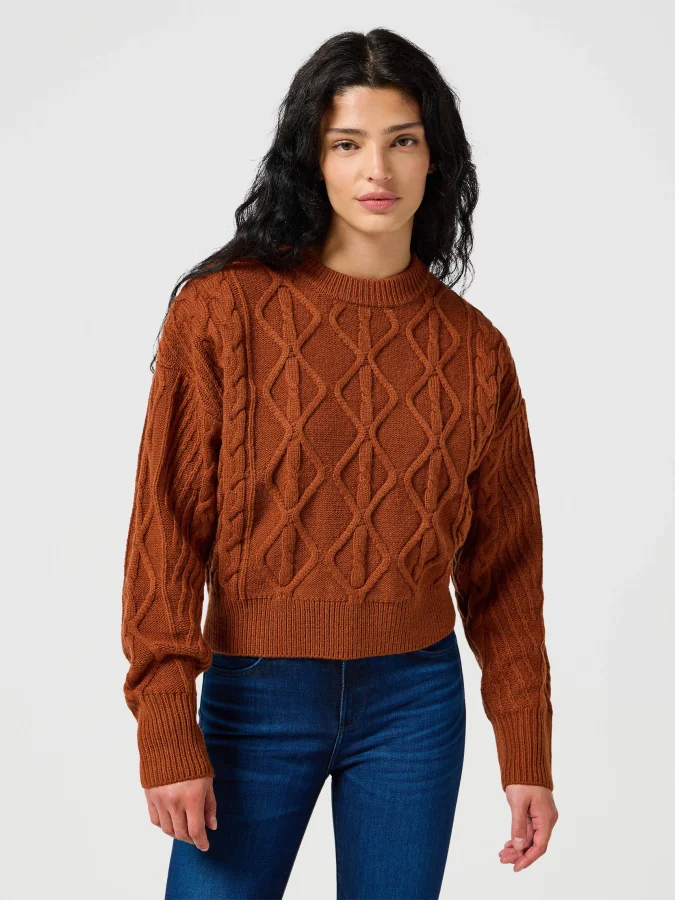 Wrangler - CABLE KNIT SWEATER