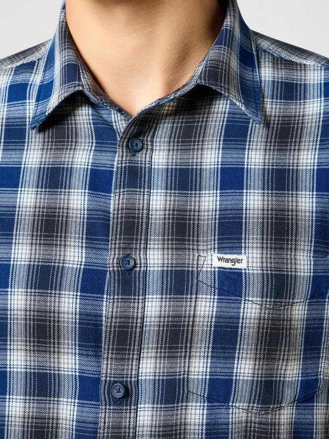 Wrangler - 1 PKT INDIGO SHIRT 2