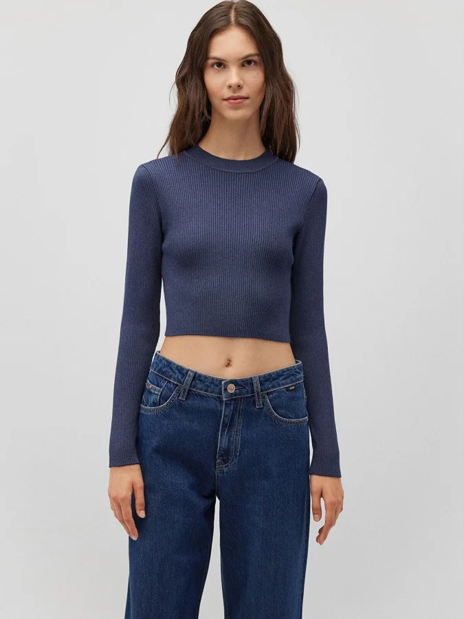 Mavi - CREW NECK CROP SWEATER