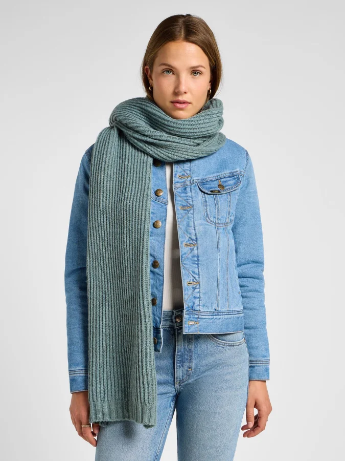 Lee - RIBBED KNITTED SCARF