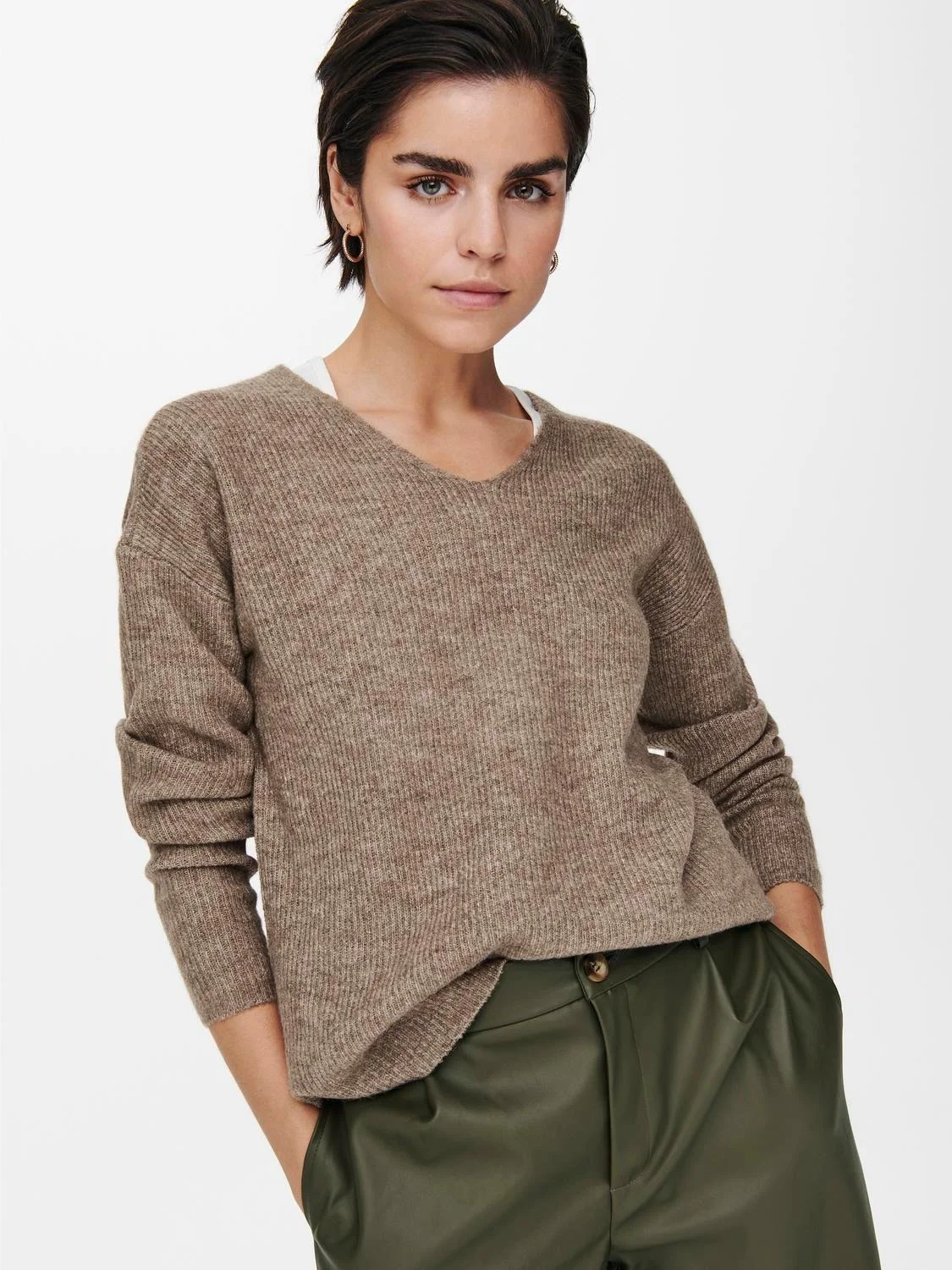 ONLY - ONLCAMILLA V-NECK L/S PULLOVER... ONLY - ONLCAMILLA V-NECK L/S PULLOVER...