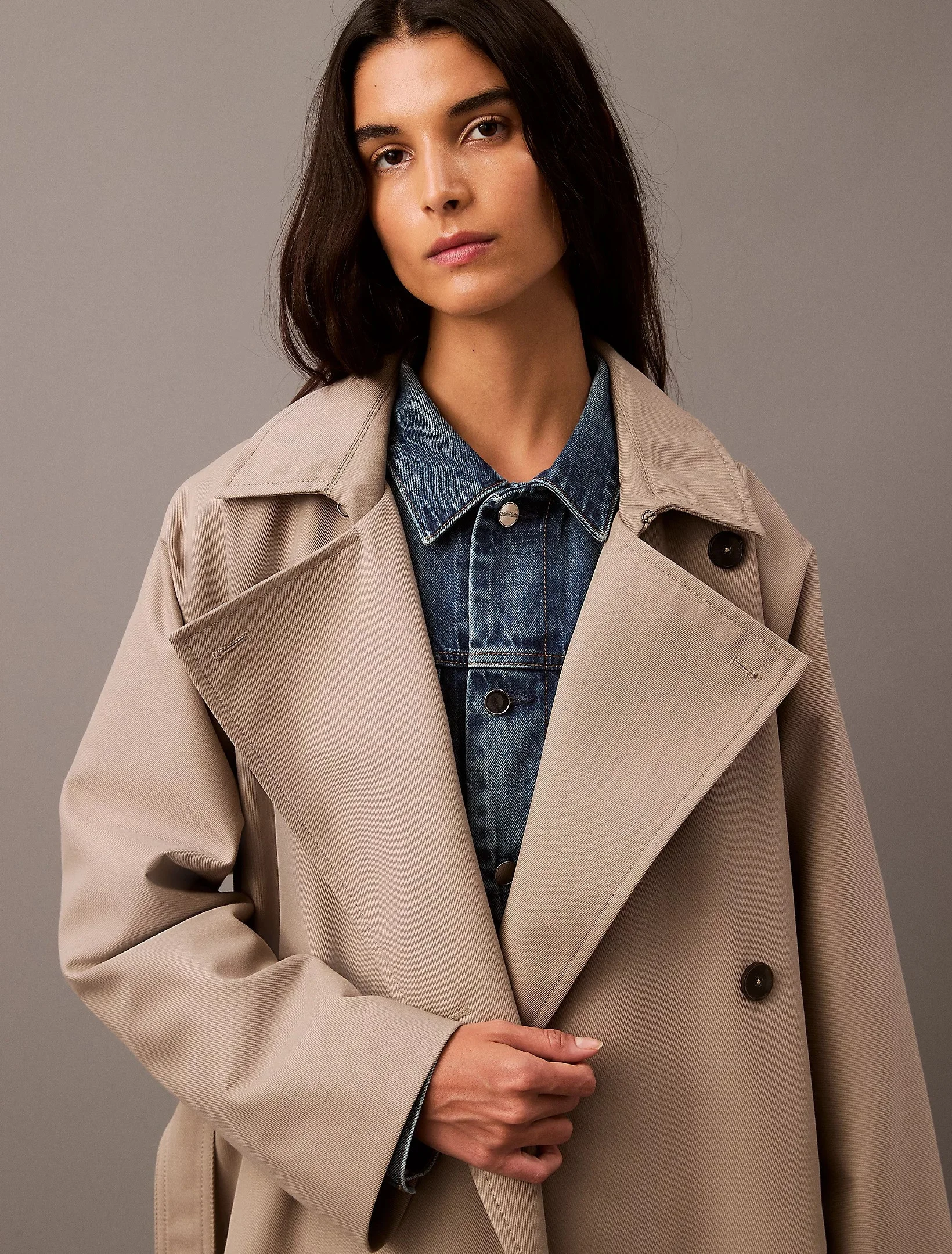 CALVIN KLEIN STUDIO - WOOL TWILL... CALVIN KLEIN STUDIO - WOOL TWILL...