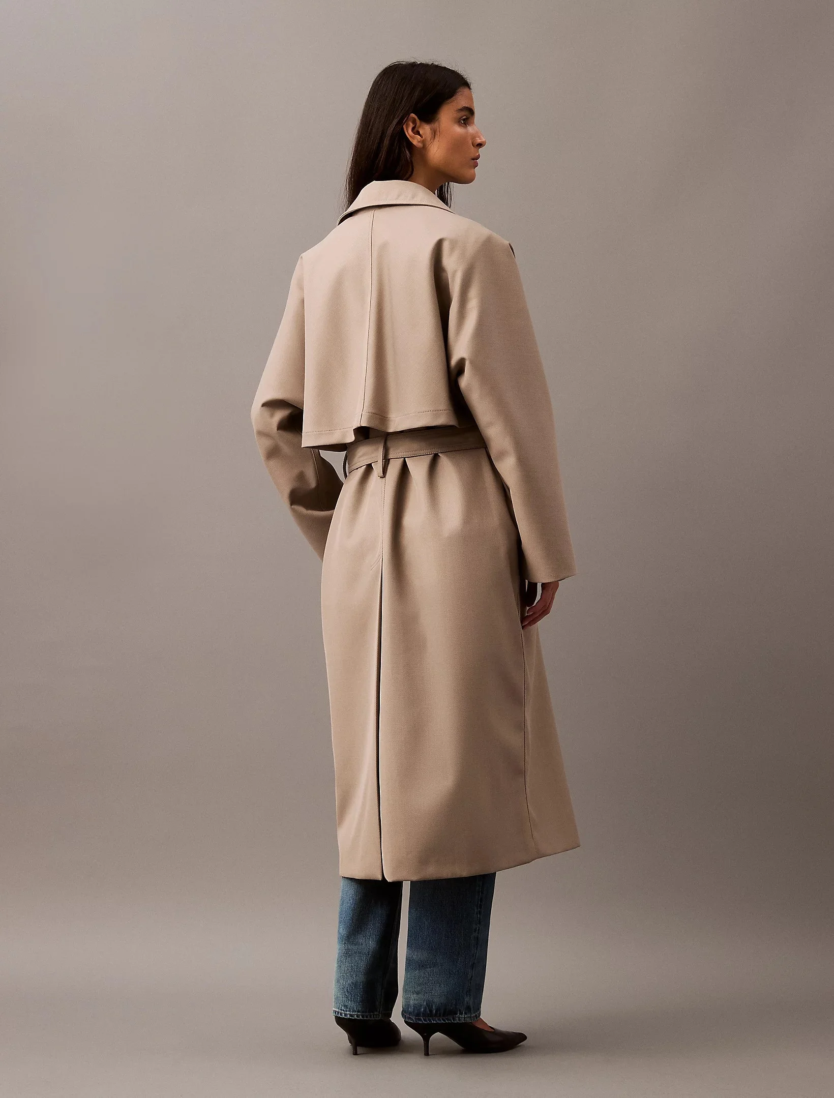 CALVIN KLEIN STUDIO - WOOL TWILL... CALVIN KLEIN STUDIO - WOOL TWILL...