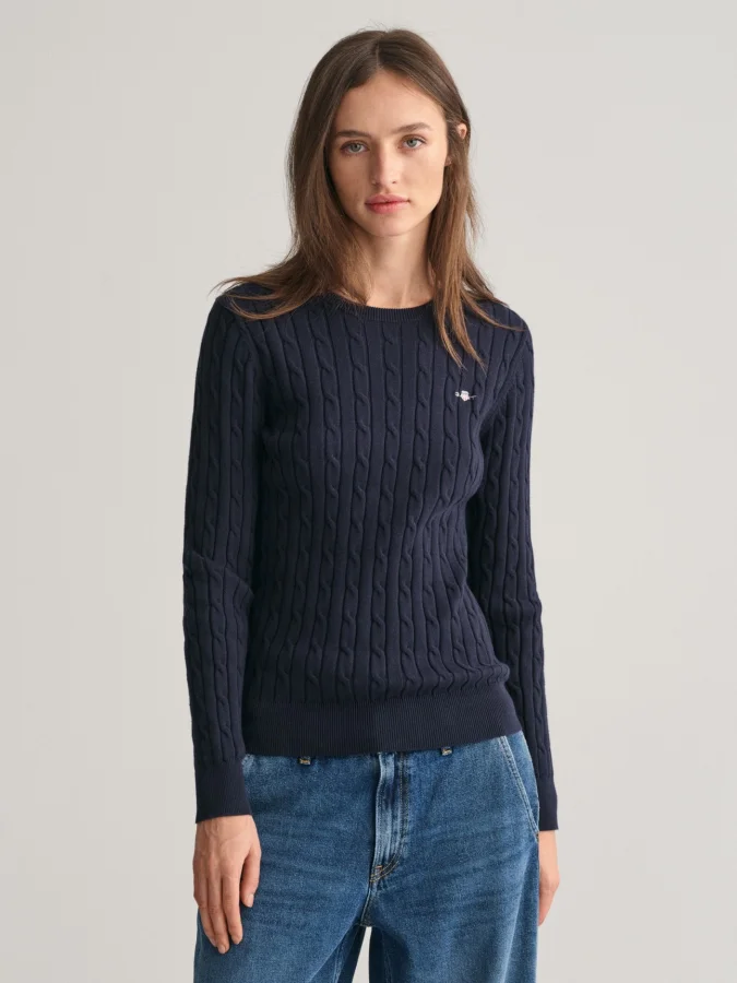 Gant - STRETCH COTTON CABLE...