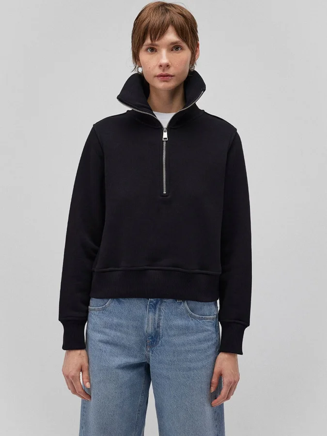 Mavi - HALF ZIP SWEATSHIRT