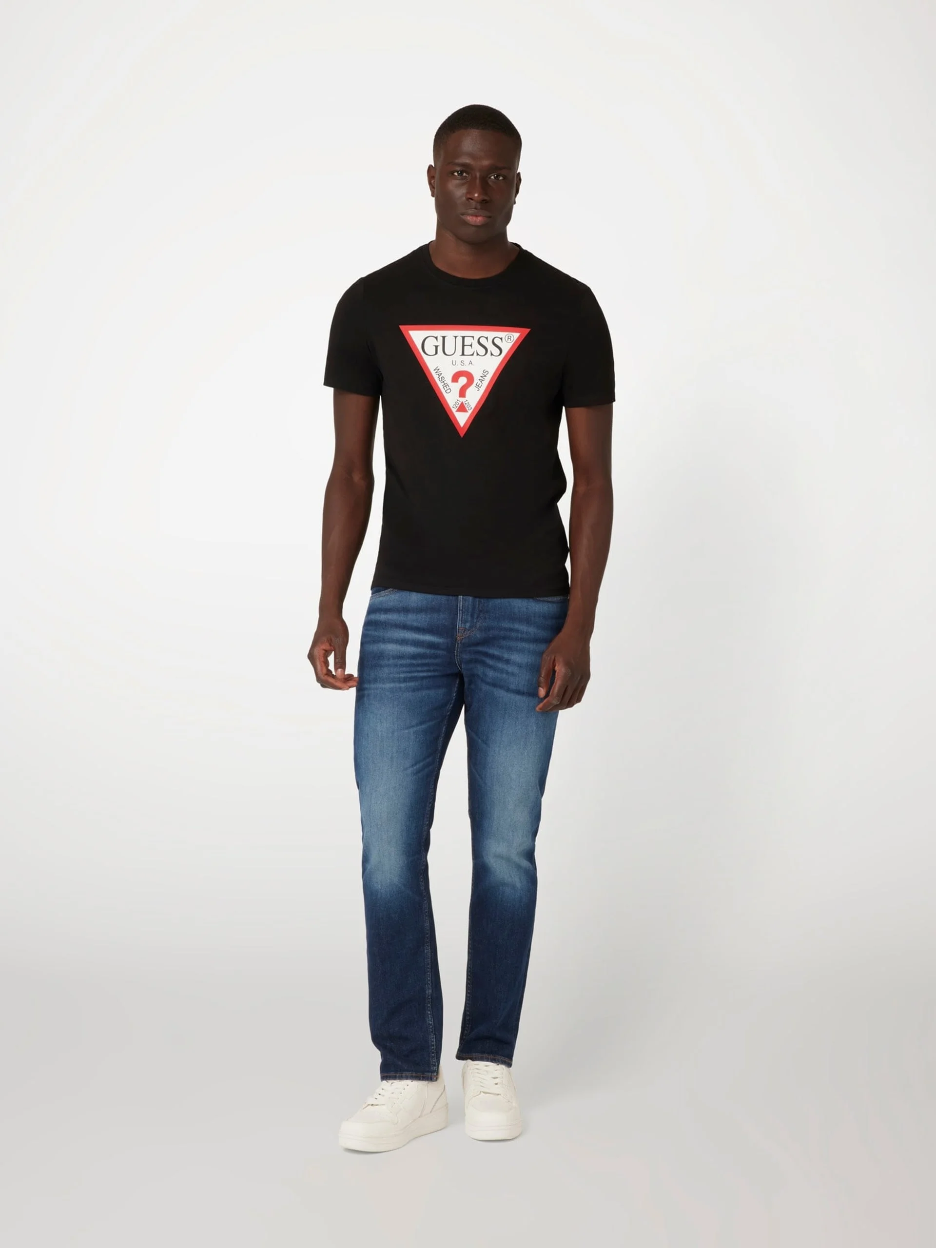 GUESS - CN SS ORIGINAL LOGO TEE GUESS - CN SS ORIGINAL LOGO TEE