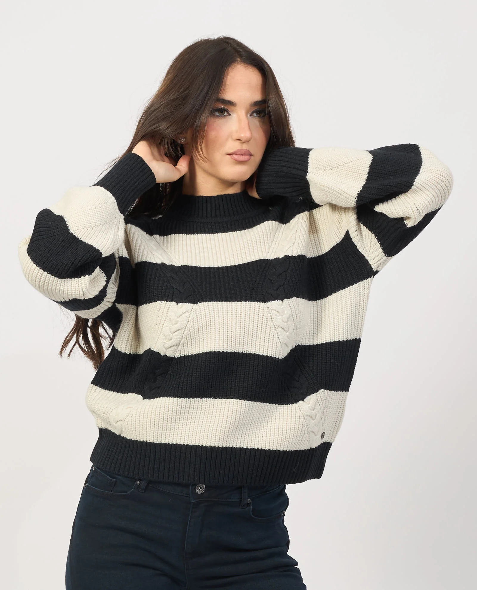 GUESS - SERENA LS CN SWTR GUESS - SERENA LS CN SWTR