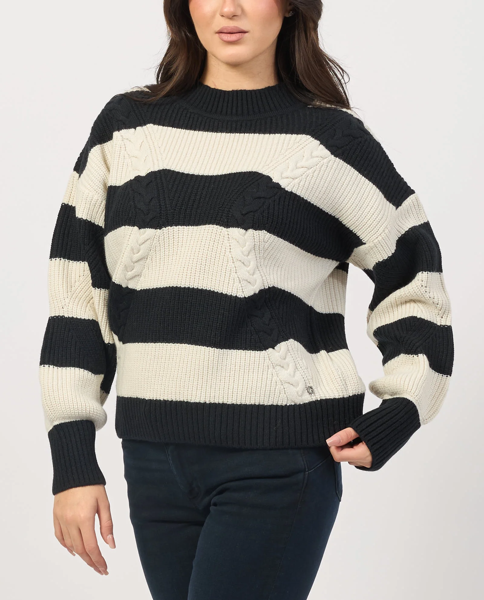 GUESS - SERENA LS CN SWTR GUESS - SERENA LS CN SWTR