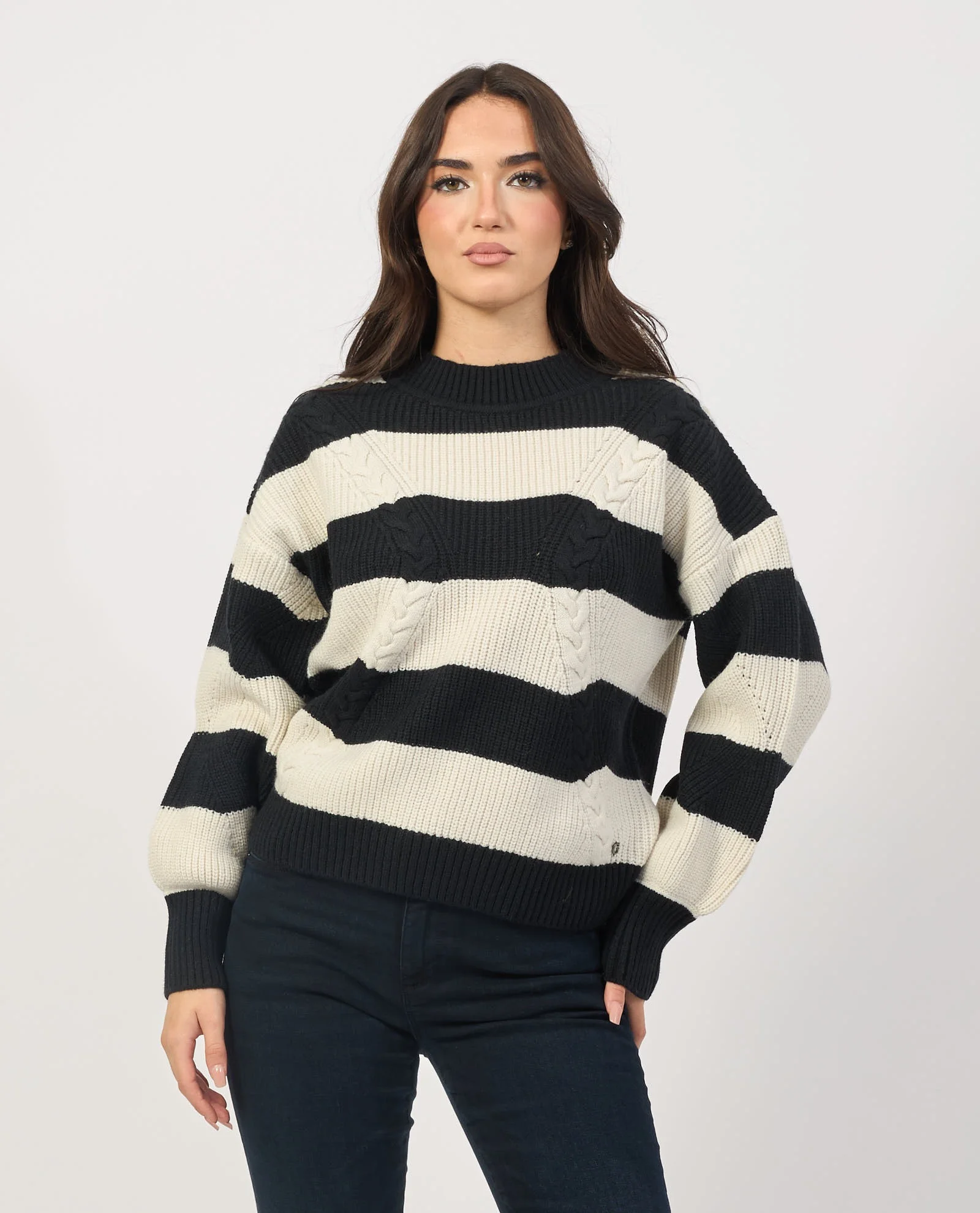 GUESS - SERENA LS CN SWTR GUESS - SERENA LS CN SWTR