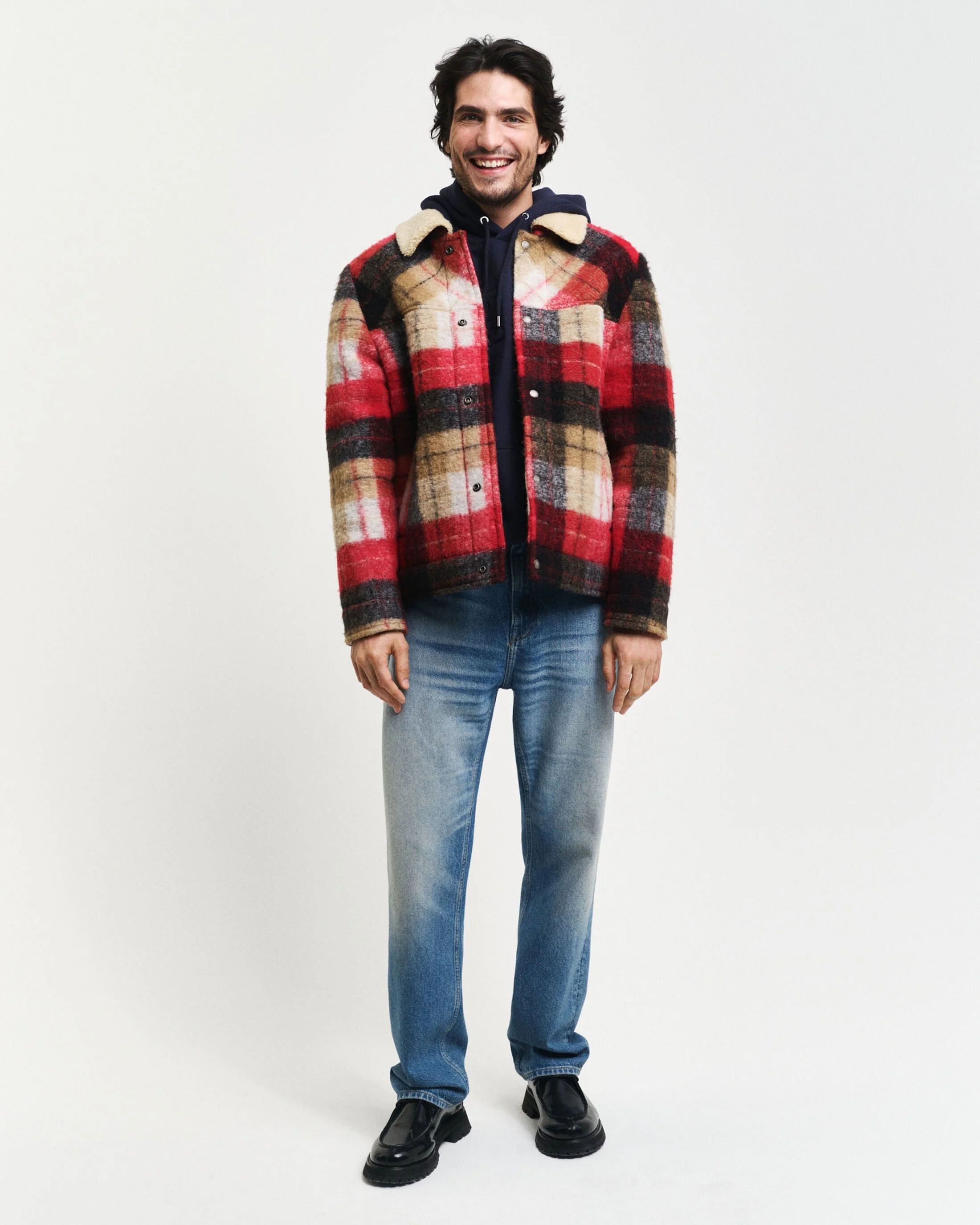 Gant - EMBOSSED SWEAT HOODIE Gant - EMBOSSED SWEAT HOODIE