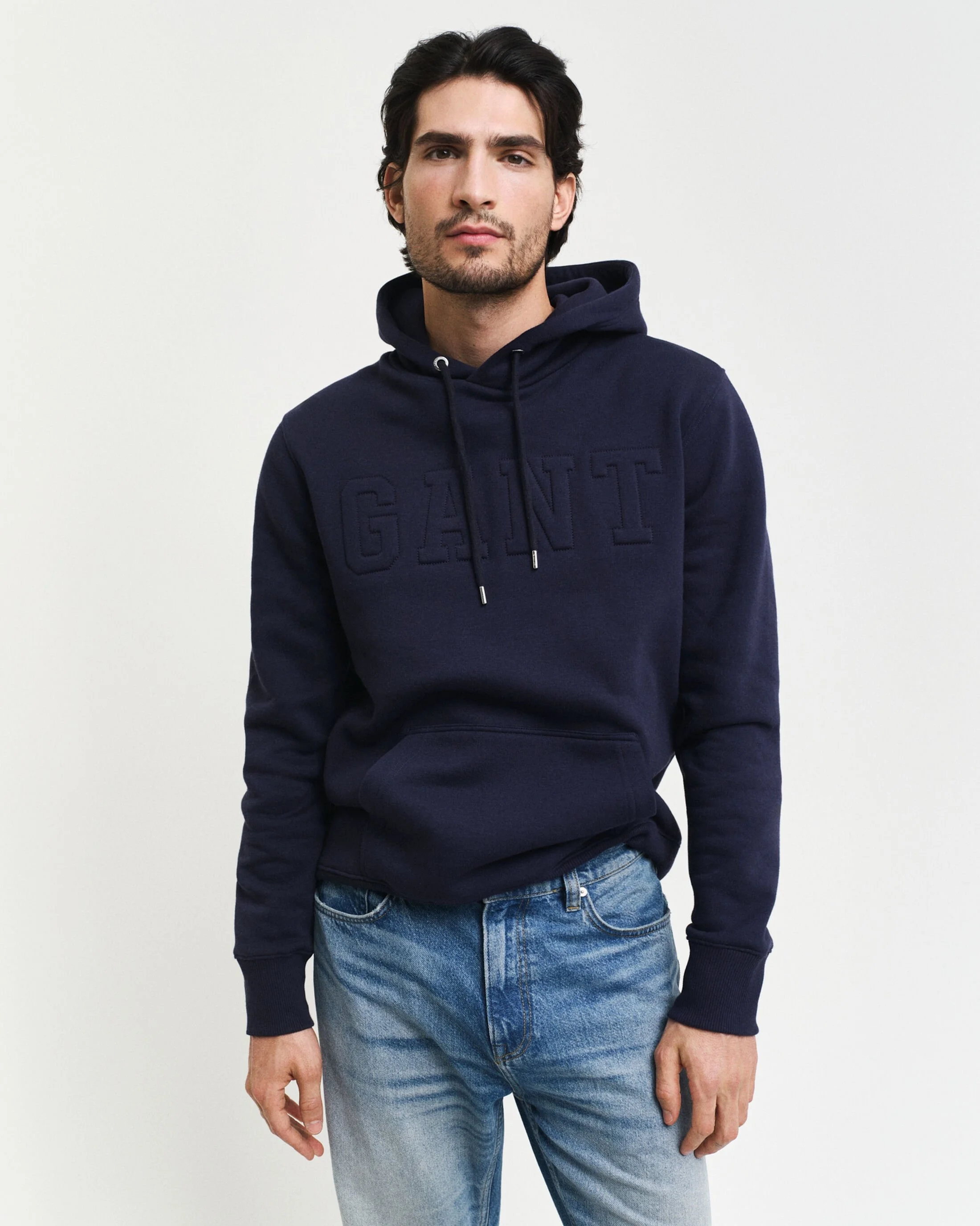 Gant - EMBOSSED SWEAT HOODIE Gant - EMBOSSED SWEAT HOODIE