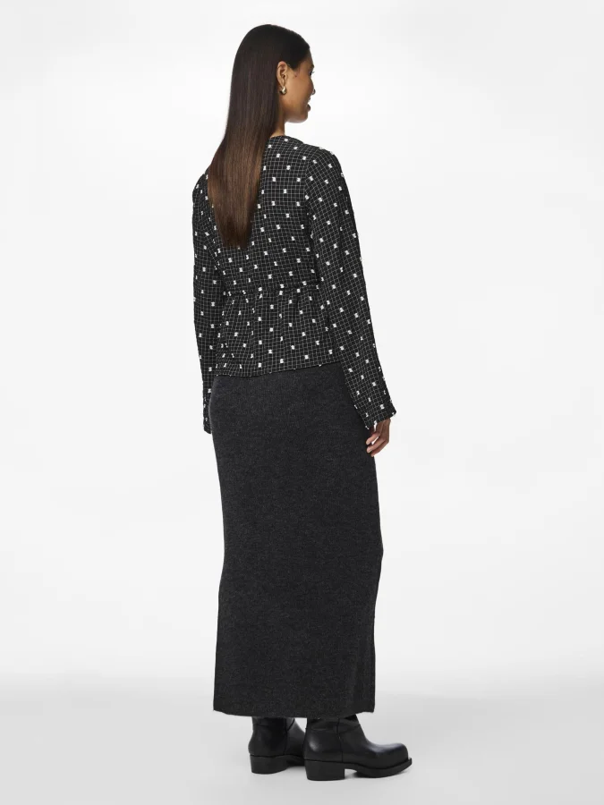 Pieces - PCNOVALEE LS TIE TOP 2