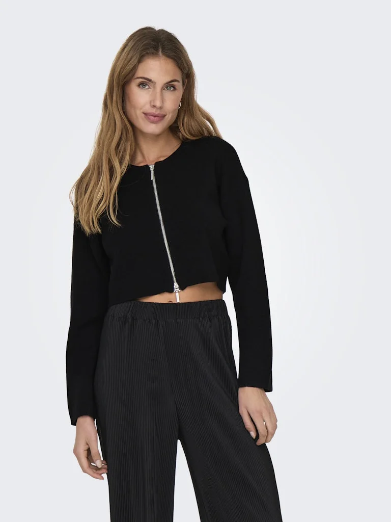 ONLY - ONLANNY LS CROPPED ZIP... ONLY - ONLANNY LS CROPPED ZIP...