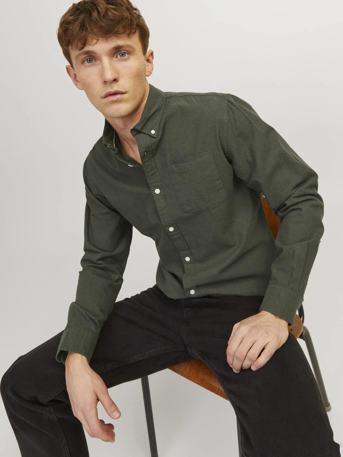 Jack & Jones - JJEOXFORD SHIRT LS NOOS Jack & Jones - JJEOXFORD SHIRT LS NOOS