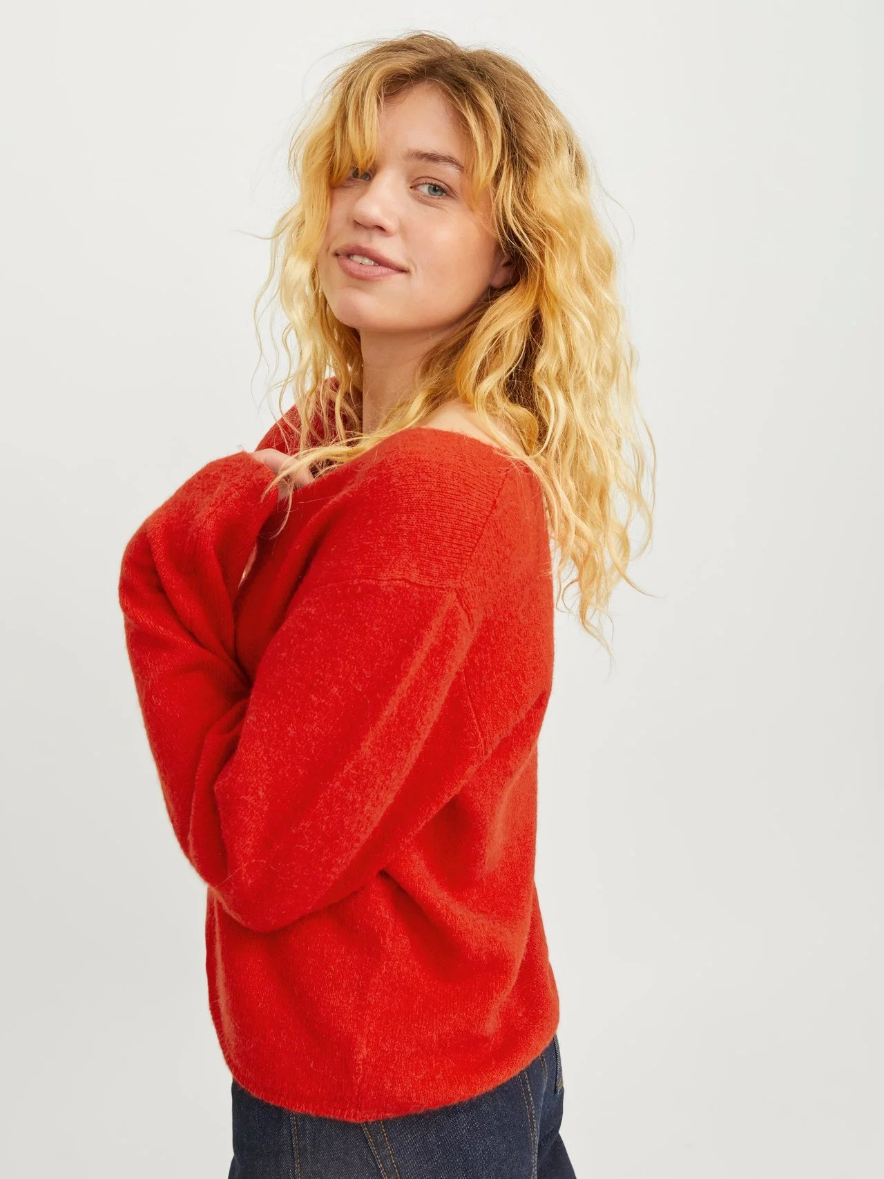 JJXX - JXEVI V-NECK KNIT SN JJXX - JXEVI V-NECK KNIT SN