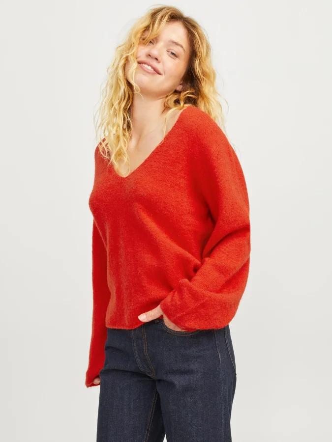 JJXX - JXEVI V-NECK KNIT SN