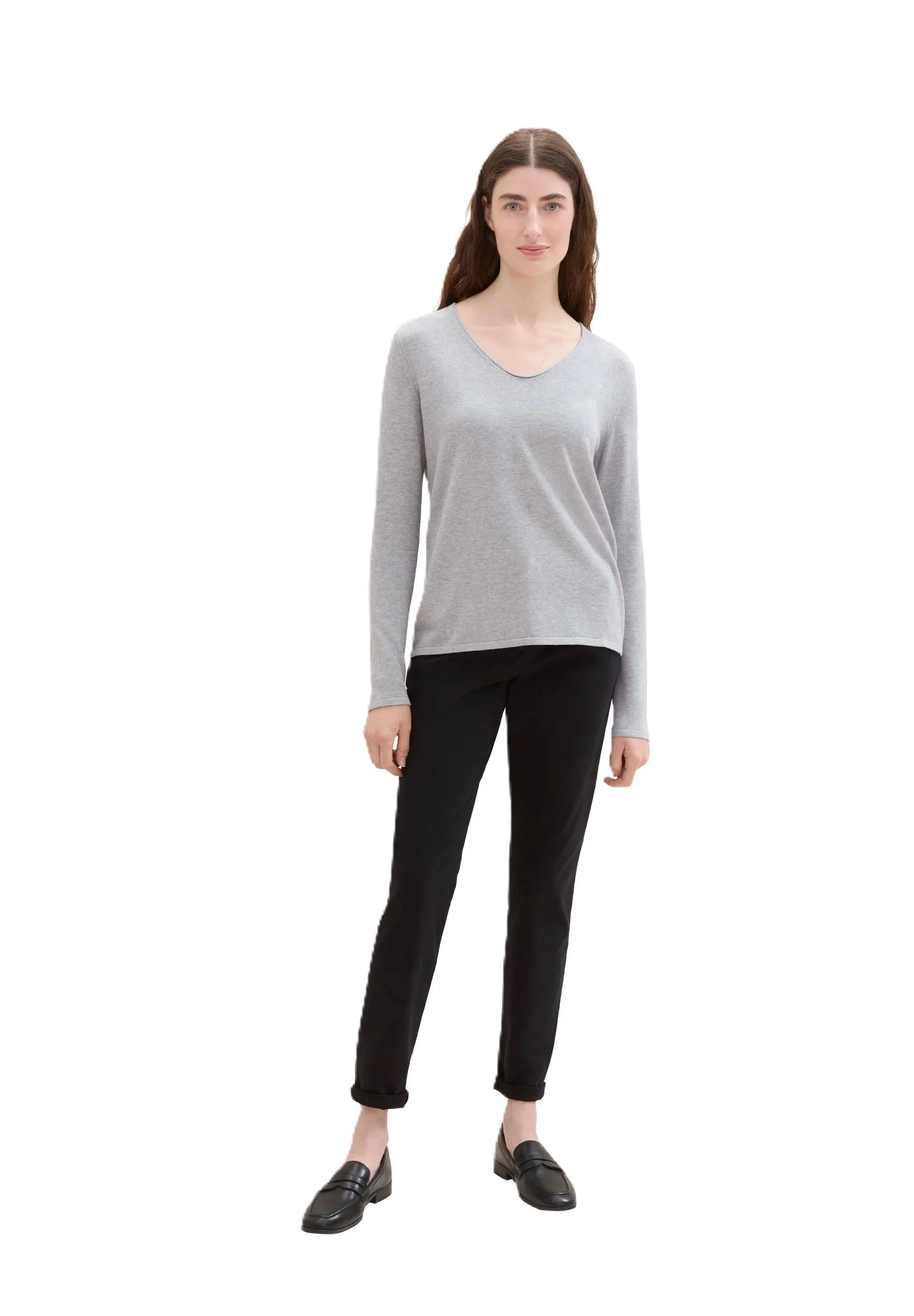 TOM TAILOR - Sweater Basic V-neck TOM TAILOR - Sweater Basic V-neck